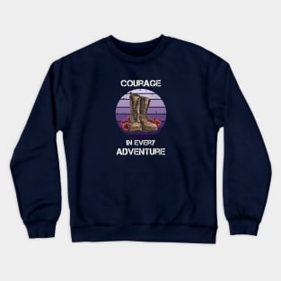 Military Family Purple Up Crewneck Sweatshirt